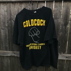 ColdCock whiskey Black Graphic Tee
